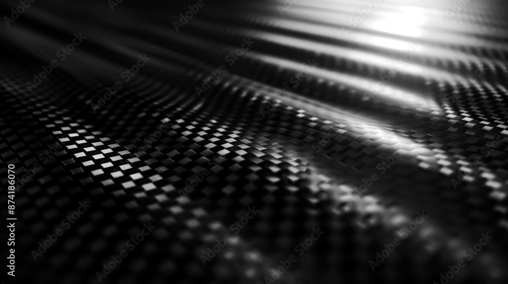 background wave of black fiber carbon background wave of black fiber carbon