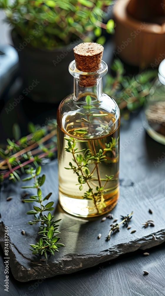 Essentil thyme oil A chef is featured Essentil thyme oil A chef is featured