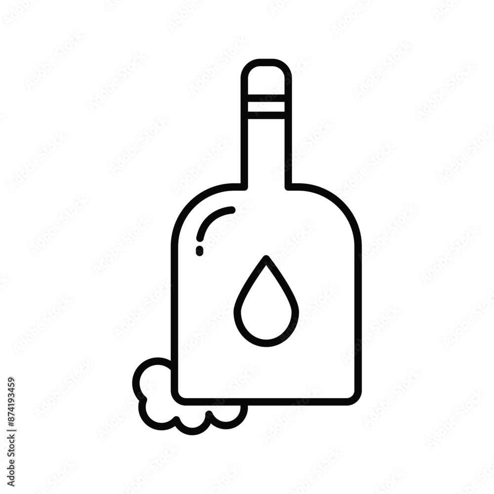 Obraz premium Shampoo icon vector design templates simple and modern