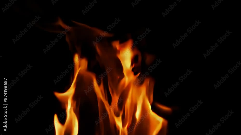 Dancing Flames in the Dark