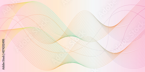 Premium background design with white line pattern (texture) in luxury pastel colour.
Abstract horizontal vector template for business banner, formal backdrop, prestigious voucher, luxe invite
