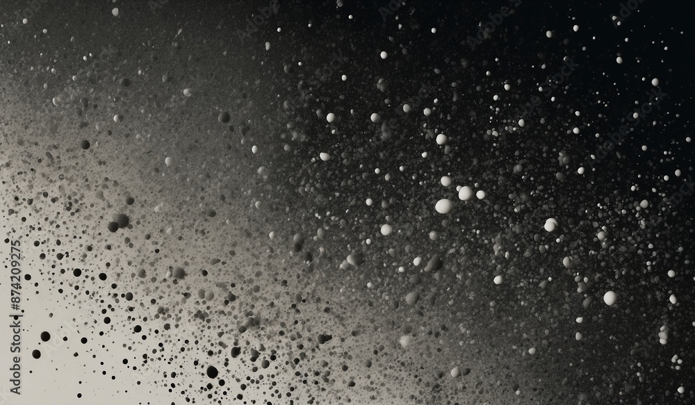 Obraz premium Abstract particle scatter on gradient background