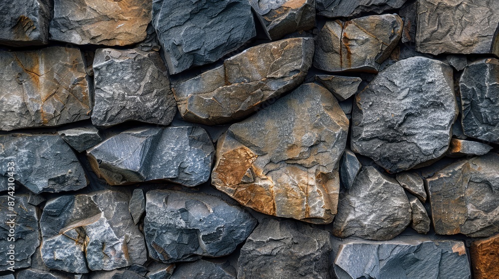 Photo of stone texture pattern - generative ai Photo of stone texture pattern - generative ai