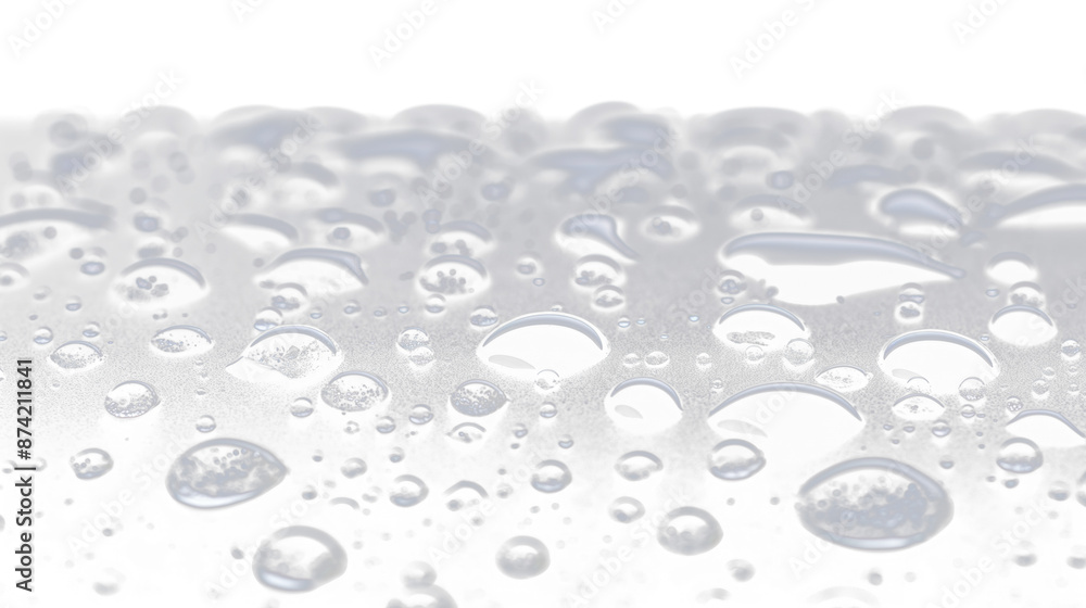 Raindrops on semitransparent glass, macro, close-up Raindrops on semitransparent glass, macro, close-up