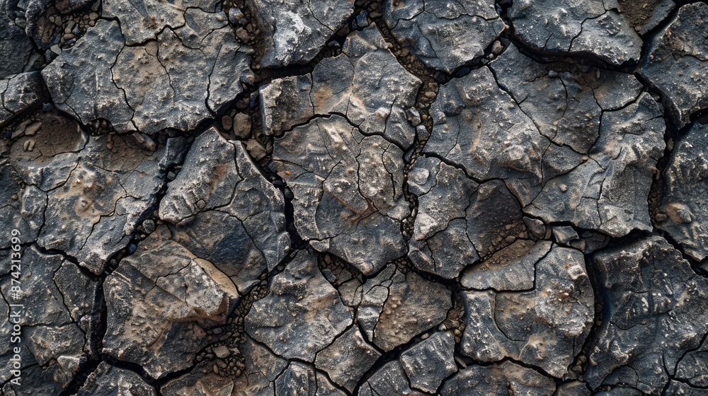 Photo of ground texture pattern - generative ai Photo of ground texture pattern - generative ai