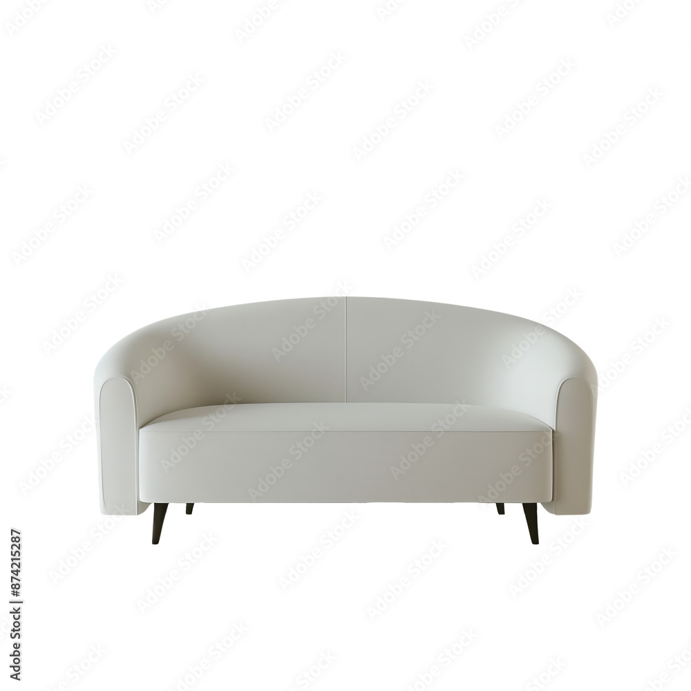 Elegant white sofa in minimalist design, perfect for modern living room interiors. Comfortable and stylish furniture piece. Elegant white sofa in minimalist design, perfect for modern living room interiors. Comfortable and stylish furniture piece.