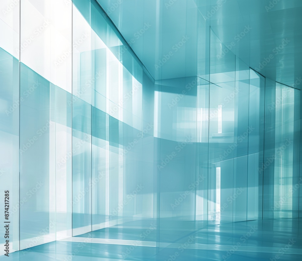 Sky Blue Hue Minimalistic Glass block space in a Modern Atmosphere, future smart office, business concept, Graphic Resources, Wallpapers, Brochure, Websites, banner design, Advertising, background Sky Blue Hue Minimalistic Glass block space in a Modern Atmosphere, future smart office, business concept, Graphic Resources, Wallpapers, Brochure, Websites, banner design, Advertising, background