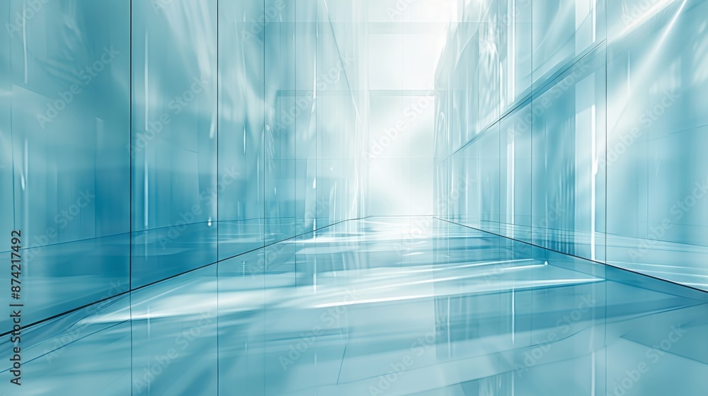 Sky Blue Hue Minimalistic Glass block space in a Modern Atmosphere, future smart office, business concept, Graphic Resources, Wallpapers, Brochure, Websites, banner design, Advertising, background Sky Blue Hue Minimalistic Glass block space in a Modern Atmosphere, future smart office, business concept, Graphic Resources, Wallpapers, Brochure, Websites, banner design, Advertising, background