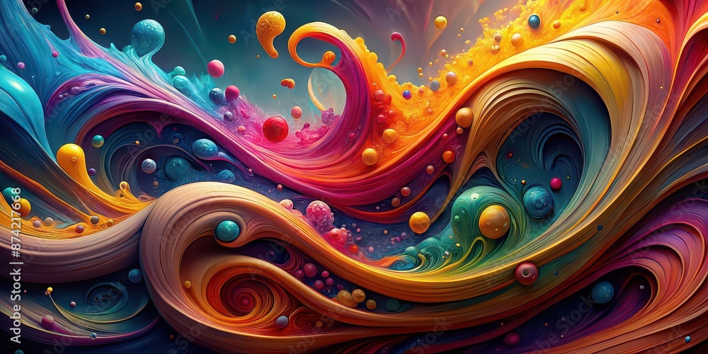 Vibrant and dynamic abstract art showcasing colorful flows and organic shapes, colorful, vibrant, abstract, art, organic Vibrant and dynamic abstract art showcasing colorful flows and organic shapes, colorful, vibrant, abstract, art, organic