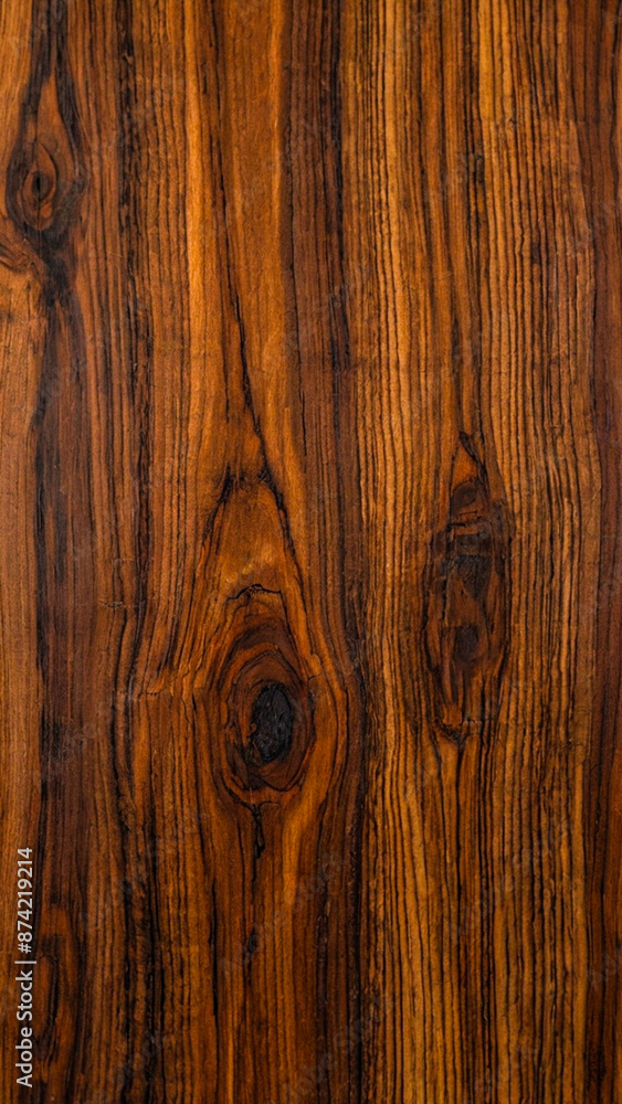 Top view of a Siamese rosewood wooden pattern, featuring rich, natural grain and a prominent knot, ideal for interior work such as tabletops and decorative surfaces and furniture. Top view of a Siamese rosewood wooden pattern, featuring rich, natural grain and a prominent knot, ideal for interior work such as tabletops and decorative surfaces and furniture.