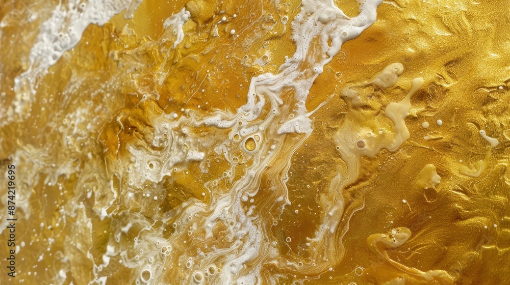 White stains on gold - generative ai White stains on gold - generative ai