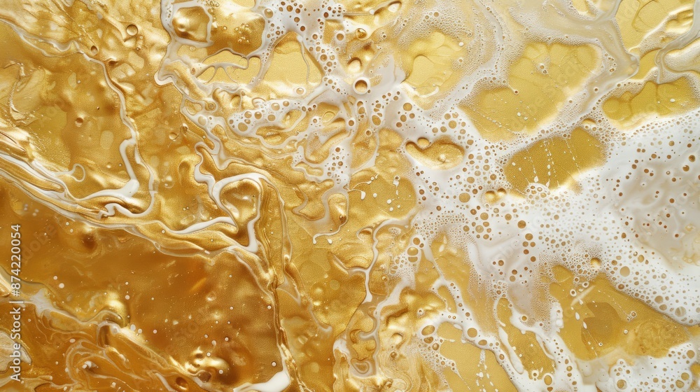White stains on gold - generative ai White stains on gold - generative ai