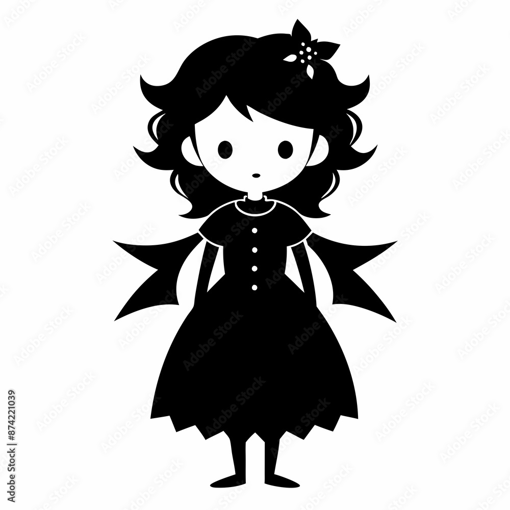 black girl halloween black vector silhouette black girl halloween black vector silhouette