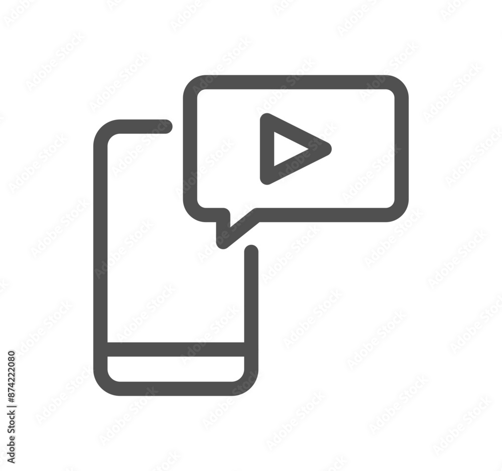 Cinema and video icon outline and linear vector.
Cinema and video icon outline and linear vector.