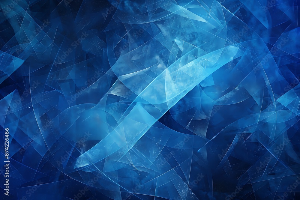 abstract layers Blue geometric overlay background. abstract layers Blue geometric overlay background.