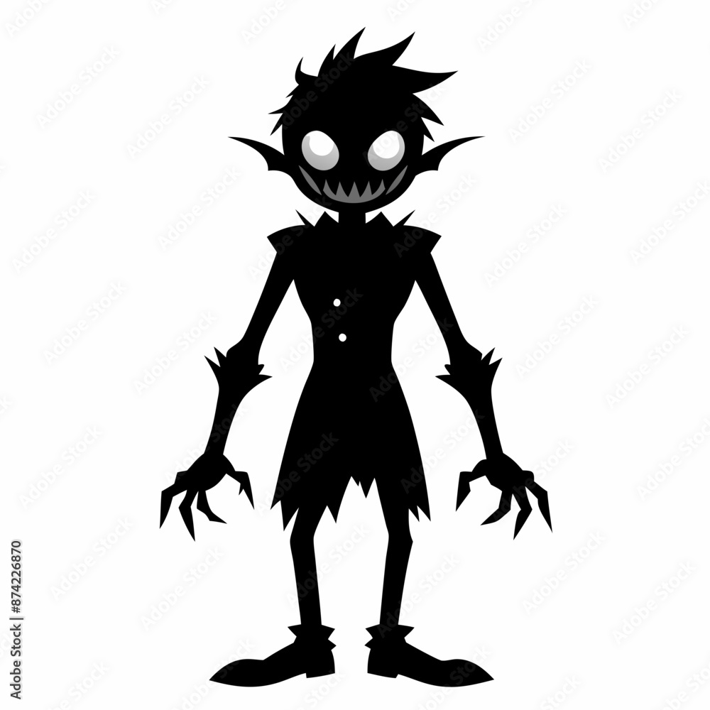 black creepy halloween black vector silhouette black creepy halloween black vector silhouette