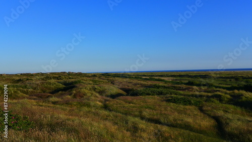 Fanø, Nordende, mit vielen alten Bunkern, Atlantik Wall, internationales Drachenfest