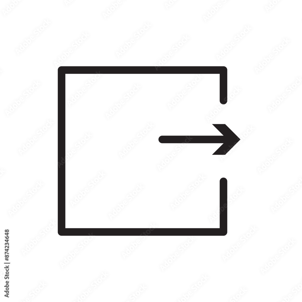 sign in and sign out app vector symbol logout arrow and door icon exit and entry arrow Login account icon - Enter symbol, log in icon button on white background in eps 10. sign in and sign out app vector symbol logout arrow and door icon exit and entry arrow Login account icon - Enter symbol, log in icon button on white background in eps 10.