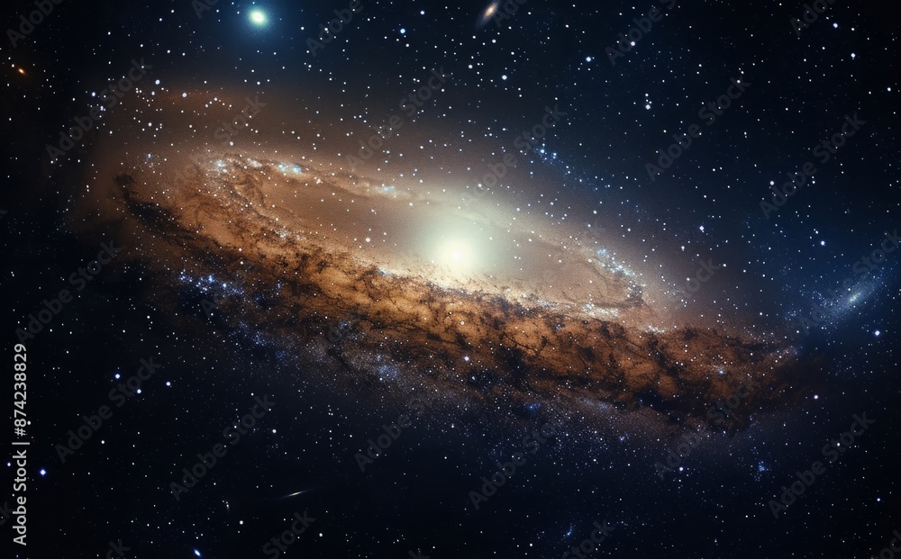 Fototapeta premium Spiral Galaxy in Deep Space