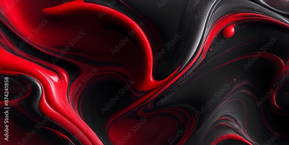 Velvet Viscosity: A Captivating Abstract Exploration of Dark Red and Black Fluidity Velvet Viscosity: A Captivating Abstract Exploration of Dark Red and Black Fluidity