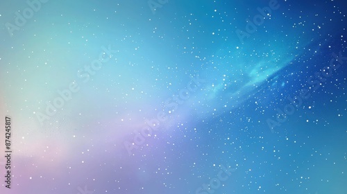 An outer space-themed background featuring a cosmic gradient from midnight blue to space violet, speckled with stars, against a pastel blue backdrop. Perfect for an astronomical display.