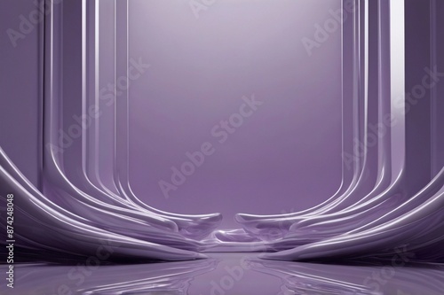 surreal purple digital art in light purple colors, in the style of minimalism