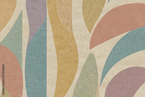 curve shapes pattern wallpaper , texture backdrop colorful background