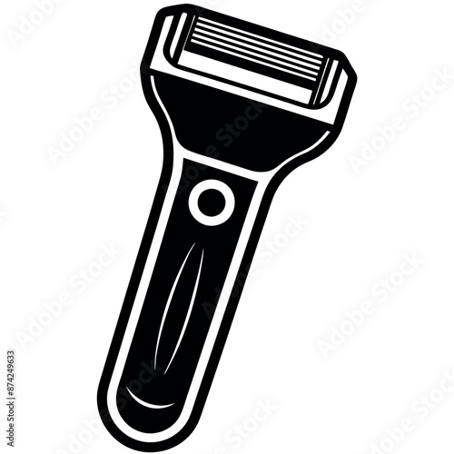 silhouette of an electric shaver