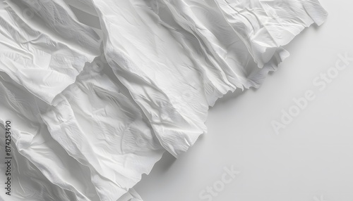 Paper Napkin Stack Mockup Featuring Copy Space for Your Design