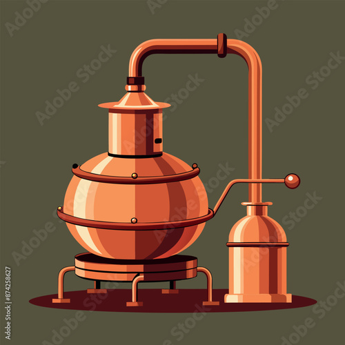 With its swirling function and sparge arm, the handcrafted copper kettle produces an ideal
