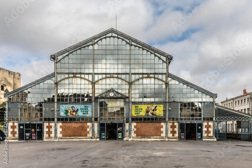 Принти на полотні The town of Niort, nicknamed the Green Venice, eastern gateway to the Poitevin