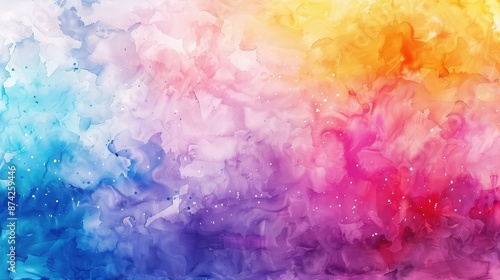 abstract background with blue, pink and yellow watercolor paint splashes,A liquid wave on an abstract background,Abstract Colorful Paint Ink Explode Diffusion Psychedelic Blast Movement