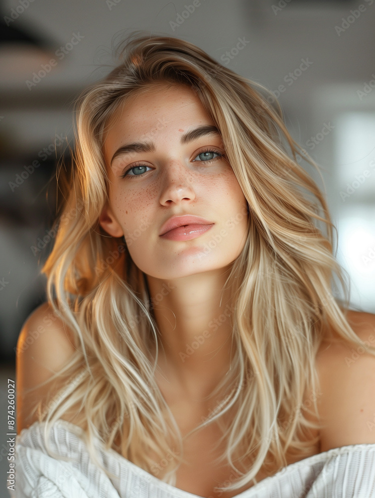 Portrait of a young happy healthy russian woman at her 20 years old Portrait of a young happy healthy russian woman at her 20 years old