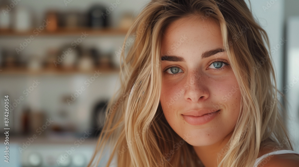 Portrait of a young happy healthy woman Portrait of a young happy healthy woman