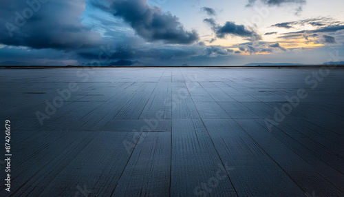 wooden pier on the sea © ARTISTROY