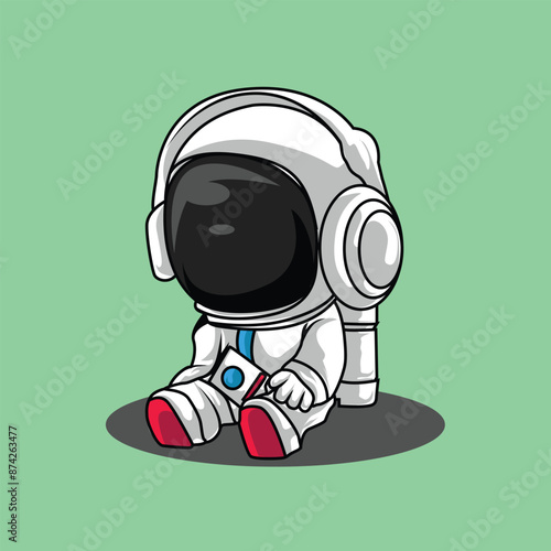 Astronaut cute pose