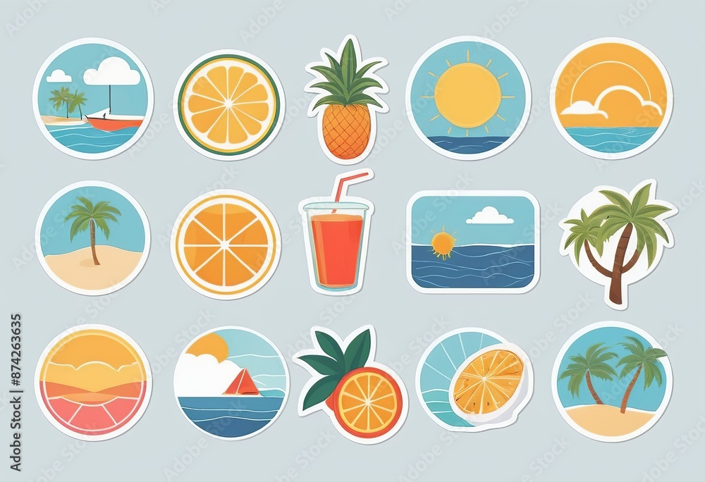 Brighten Your Day with These Charming Summer Stickers Brighten Your Day with These Charming Summer Stickers
