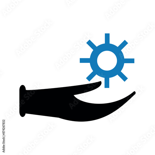 Technical support icon. vector design