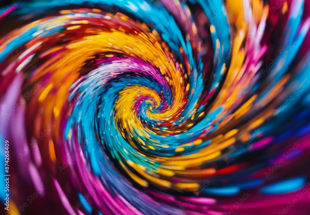 Abstract background with colorful circle Abstract background with colorful circle