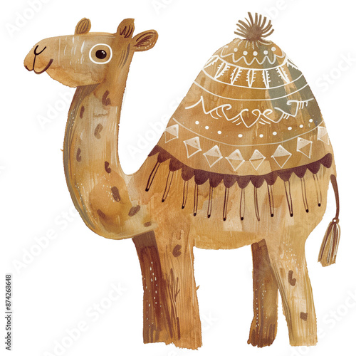 Obraz na płótnie Cute Camel Clipart
