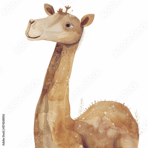 Obraz na płótnie Cute Camel Clipart