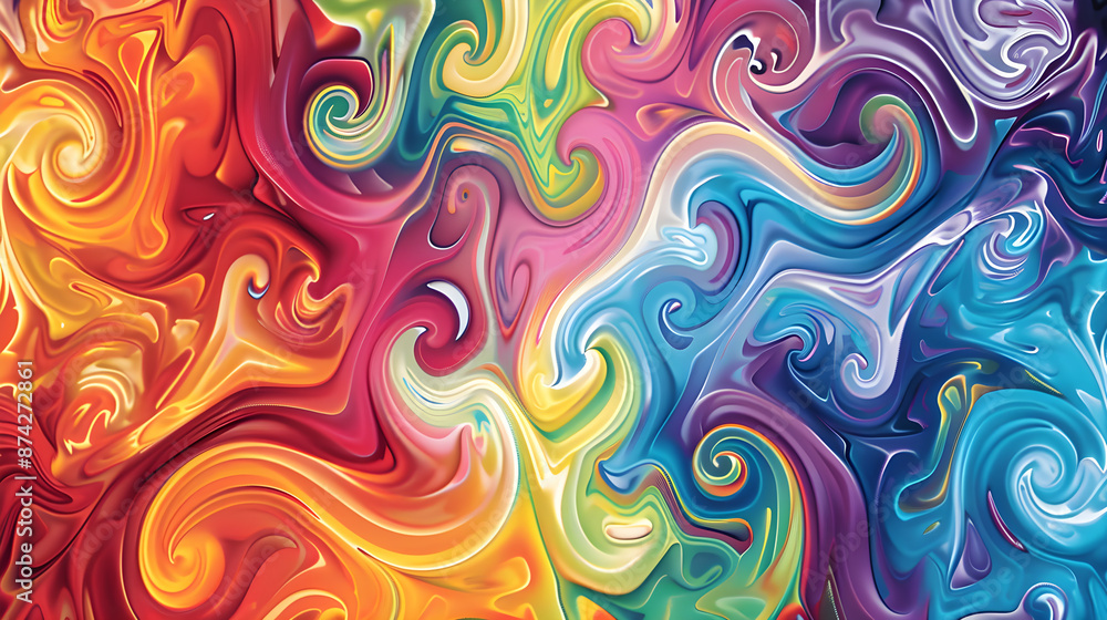 A vibrant display of swirling vortexes showcasing bright colors and captivating patterns in motion. A vibrant display of swirling vortexes showcasing bright colors and captivating patterns in motion.