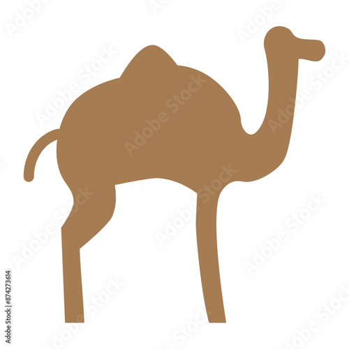 camel Vector Flat Icon Design