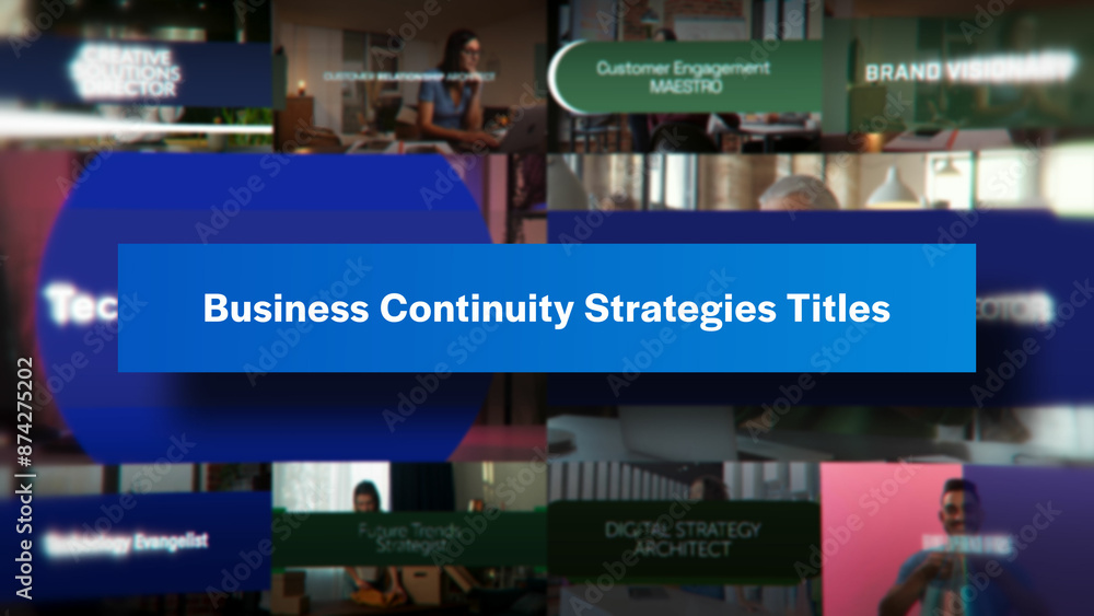 Controlling Title Business Continuity Strategies Titles | 10 Motion Titles with Control ...