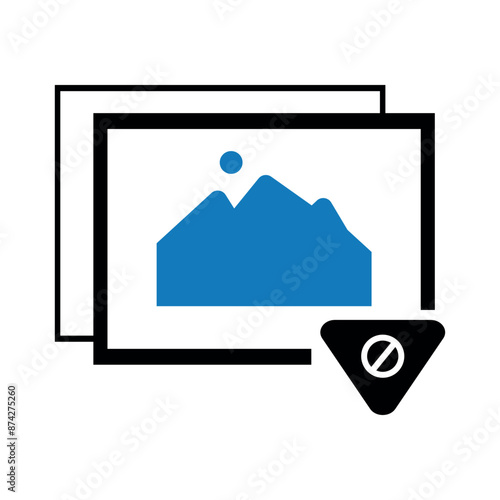 Image unavailable icon. vector designs