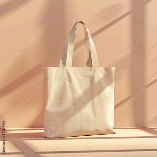 a tot bag for mockup, design empty --chaos 10 --style raw --stylize 300 Job ID:generative ai