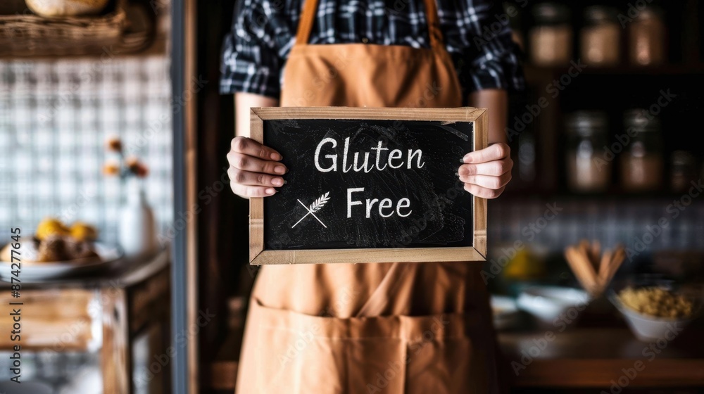 Naklejka premium The Gluten-Free Sign