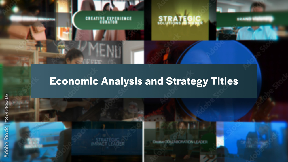 Economic Analysis and Strategy Titles | 10 Motion Titles with Control ...