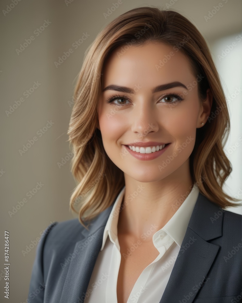 High-quality portrait of a business professional in formal attire, posing against a neutral background. High-quality portrait of a business professional in formal attire, posing against a neutral background.