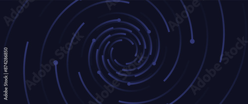 modern swirl pattern of electron orbit line, particle orbital illustration best for science, tech, background, cover